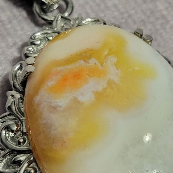 Crazy Lace Agate Pendant Necklace - Picture 9 of 14